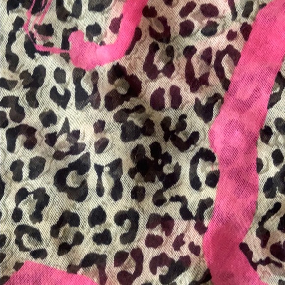 Fun and Fancy Cheetah Print Women’s Scarf - Picture 2 of 4